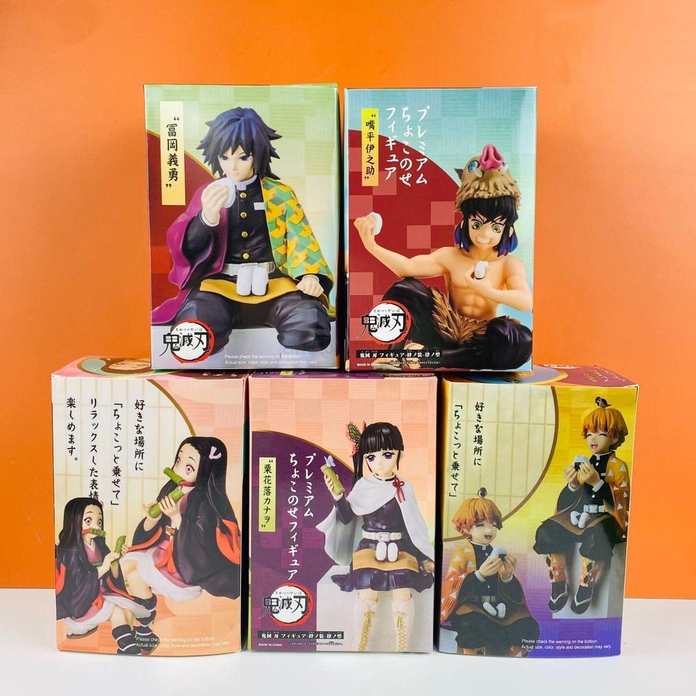 Promo Special Promo Action Figure Demon Slayer Anime Kimetsu No Yaiba Eat Rice Ball Ver. - 100% Ori