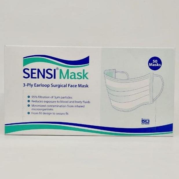Sensi Earloop / Masker earloop isi 50pcs KUN