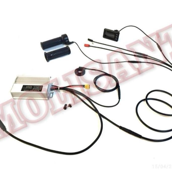 controller kit lcd bldc 500w ebike sepeda listrik waterproof