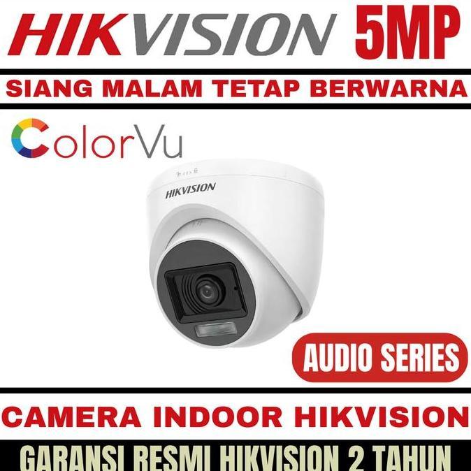 Camera Cctv Hikvision 5Mp Indoor Colorvu Kamera Colorfull Cctv