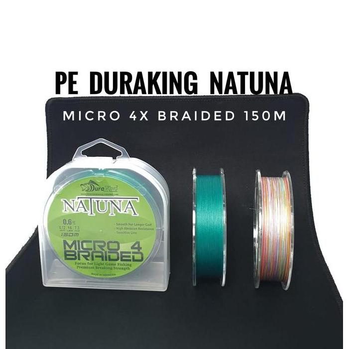 Senar Pancing PE Duraking Natuna Micro 4 Braided PE 150M