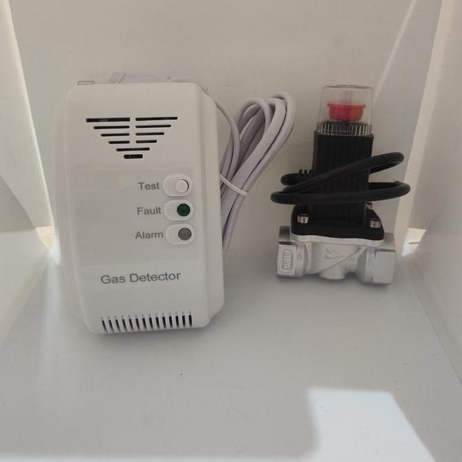 Gas Detector Gas Detektor Alarm Gas + Solenoid Alarm Gas Detector