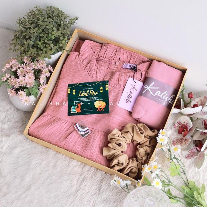 Hampers Lebaran Atasan Blouse Dewasa Baju Panjang Wanita Muslim Remaja HampersKadoKalisha