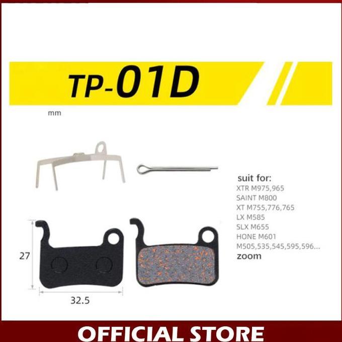 Toopre TP-01D Kampas Rem Brake Pad Shimano XTR M975 Saint XT SLX Hone