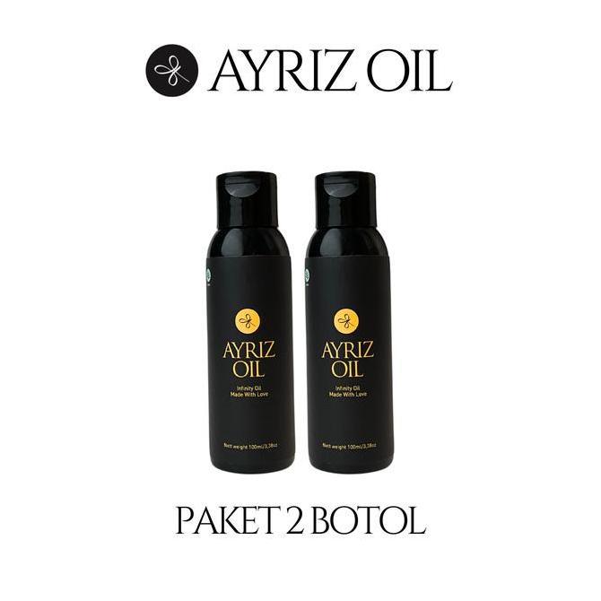 NEW PAKET 2 BOTOL 100ML AYRIZ OIL ORIGINAL MINYAK TERAPI HERBAL NUSANTARA ORI