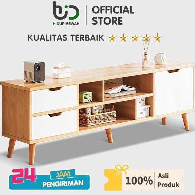 Hidup Mewah Meja TV kayu TV Rak Tv Minimalis Bufet Tv Minimalis Kayu Modern Tv Rak CO