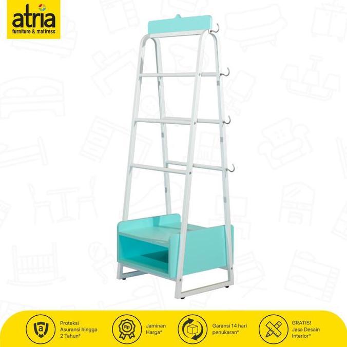 Atria Rak Multifungsi Shakir Metal Green White