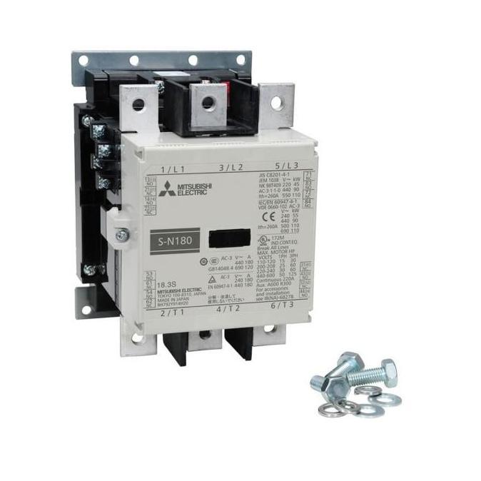 BEBAS ONGKIR - MITSUBISHI KONTAKTOR S-N180 / SN-180 (220V) ORIGINAL