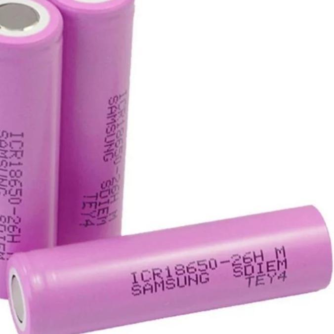 SAMSUNG 2600MAH 26F DAYA ASLI BATERAI LITHIUM  SDI BATTERY ICR 18650 DRONE PENGISI