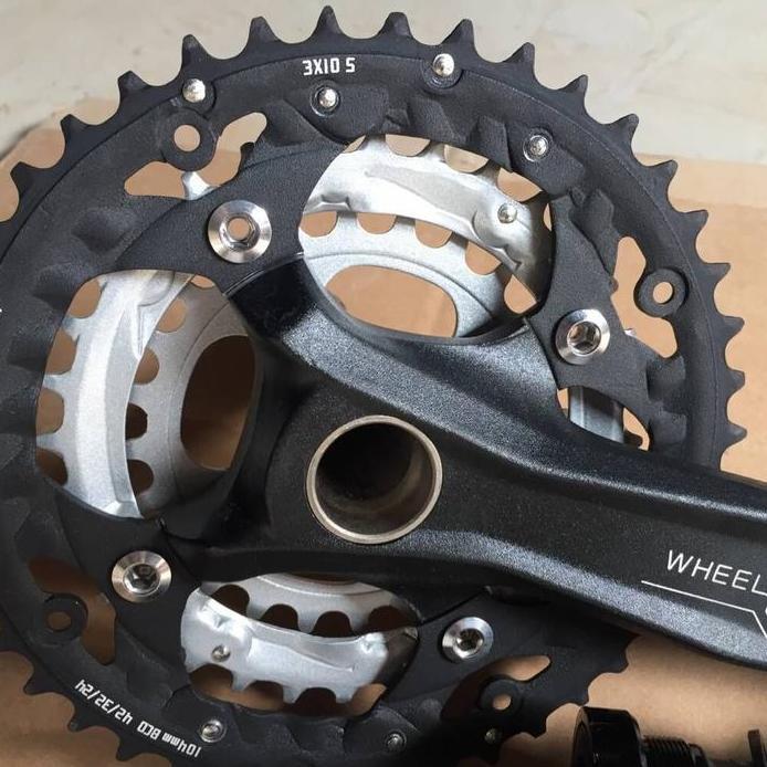 crankset Hollowtech MTB wheel top Taiwan 24 32 42T arm 170mm 3x10speed