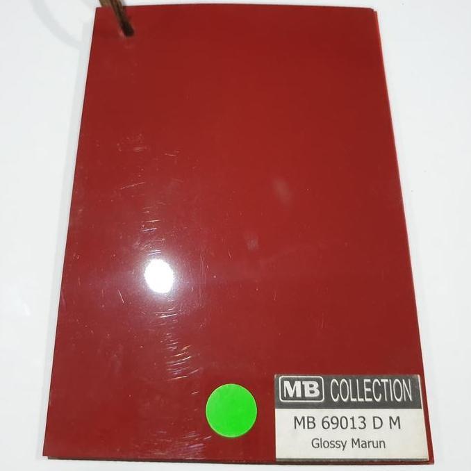 AICA HPL AICA MB 69013 DM - GLOSSY MAROON MERAH MARUN - SOLID GLOSS CO