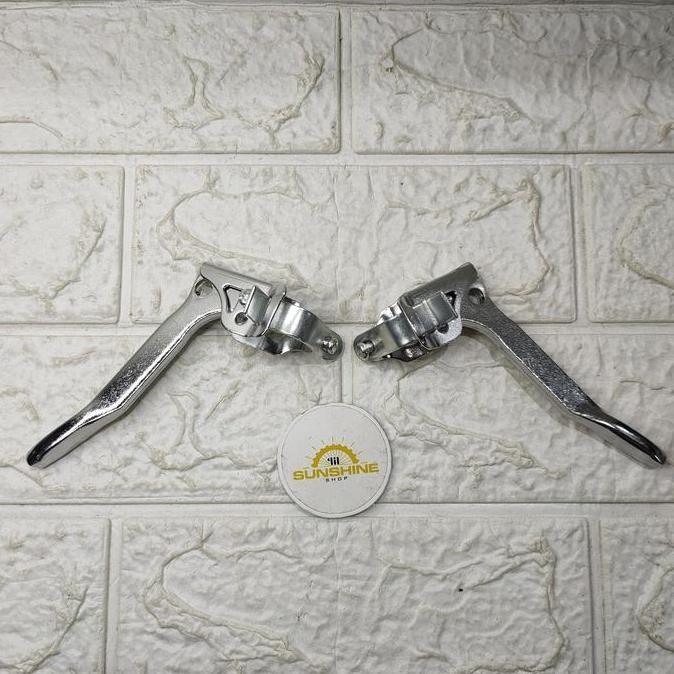 Handle Rem Brake Lever Sepeda Mini Jengki Jadul Vintage Besi Chrome Tebal Outdoor