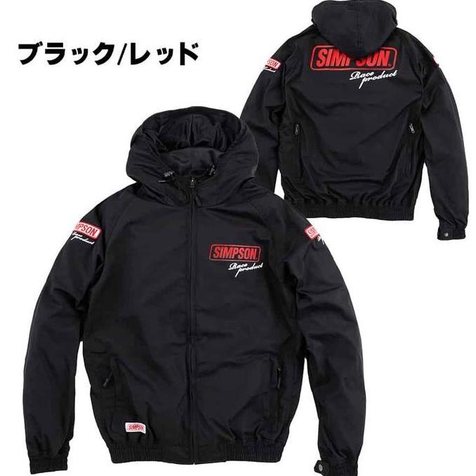 Jaket - Simpson NSM C08 Black Red Original