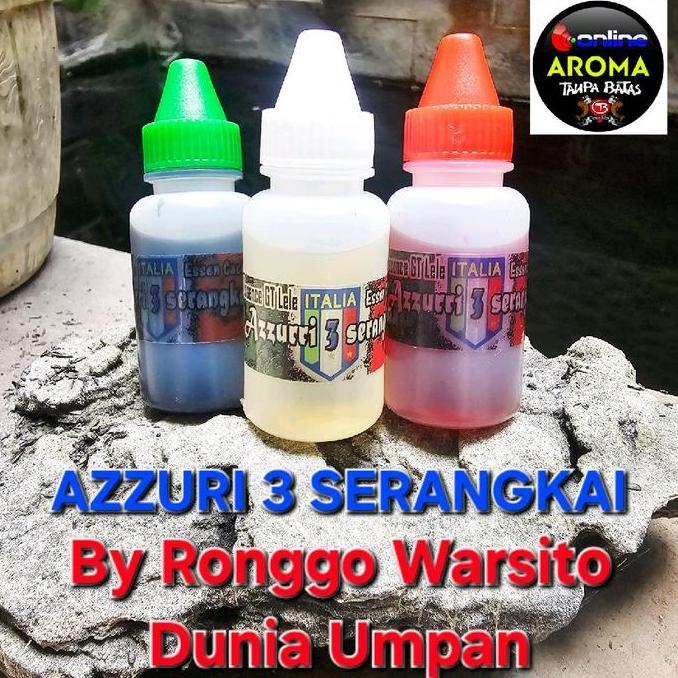 ESSEN MANCING AZZURI 3 SERANGKAI ESSEN GALATAMA IKAN LELE by Ronggo Warsito/ dunia umpan Pancing