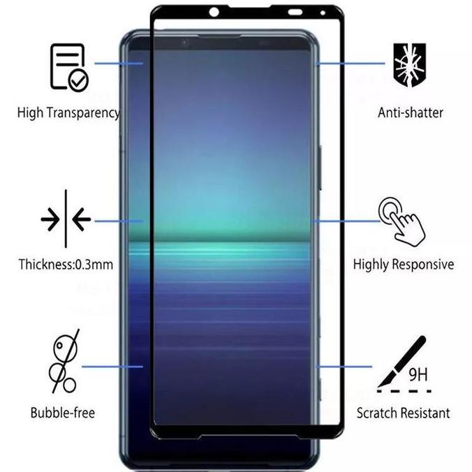 Sony Xperia 1 II /5 II/10 II Tempered Glass 9D Full Cover