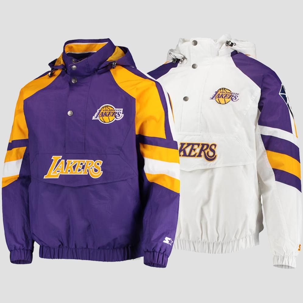 JUMPSHOT - Cagoule Jacket Anorak Casual Vintage Lakers Series