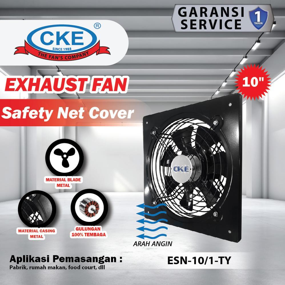 Wall Exhaust Fan 10" Inch Kipas Exhaust Fan Dinding Industrial 10 Inch