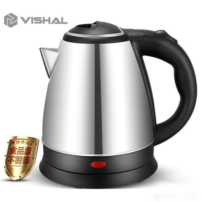 jazari.helmi - vishal electric kettle 2l stainless - pemanas air & pembuat kopi teh