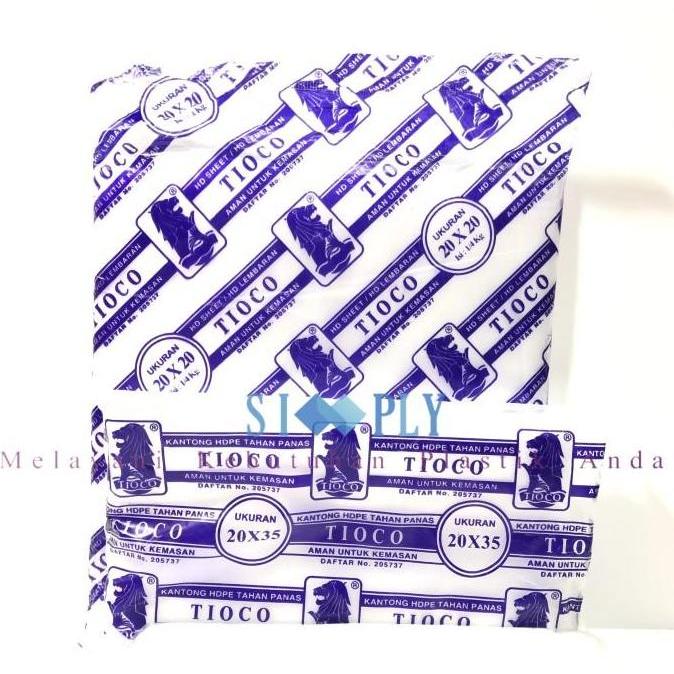 PLASTIK HD ANTI/TAHAN PANAS TIOCO SIT/SHEET 20X20; 25X35