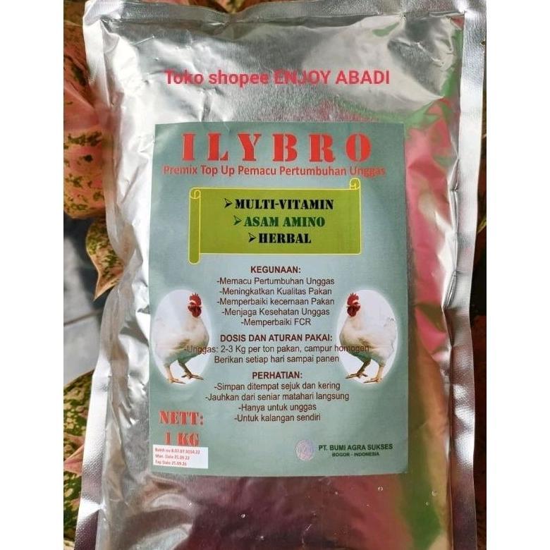 Ily Bro Vitamin Ayam Bebek Ayam Petelur Unggasmengandung Multivitamin, Asam Amino Dan Herbal