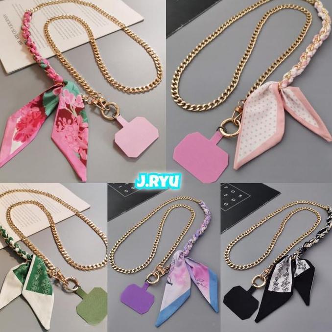 Jryu Premium Tali Gantungan Rantai Panjang Import Tali Gantungan Hp Tali Gantugan Tas