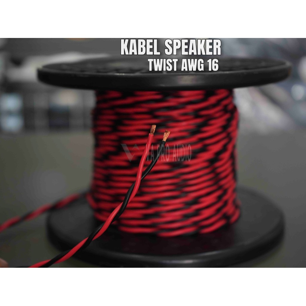 kKabel speaker twist 16awg vermouth 1meter