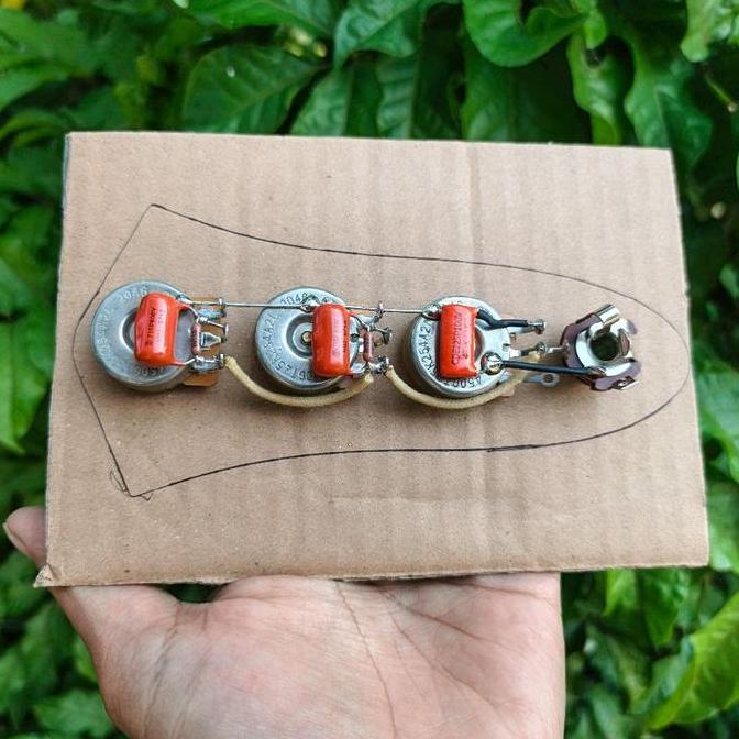 Wiring Harness Jazz Bass Fender Squier Prewiring Plus Treble Bleed