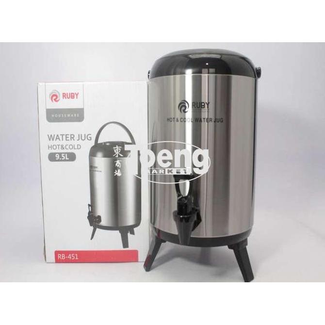 WATER JUG 9.5LT+KRAN RB-451 RUBY / DISPENSER AIR / TEMPAT AIR MINUM