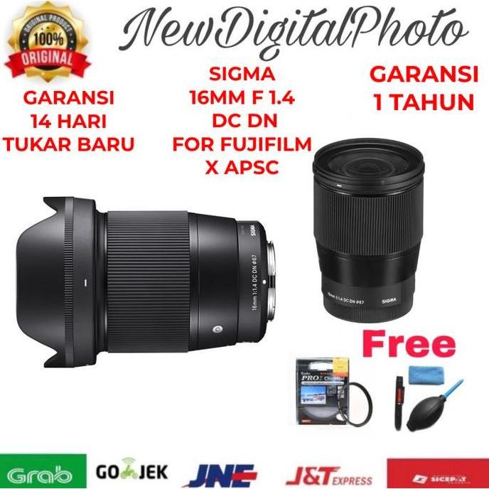 NEW Sigma 16mm f1.4 Fujifilm X APSC DC DN Contemporary Fuji 16 f/1.4