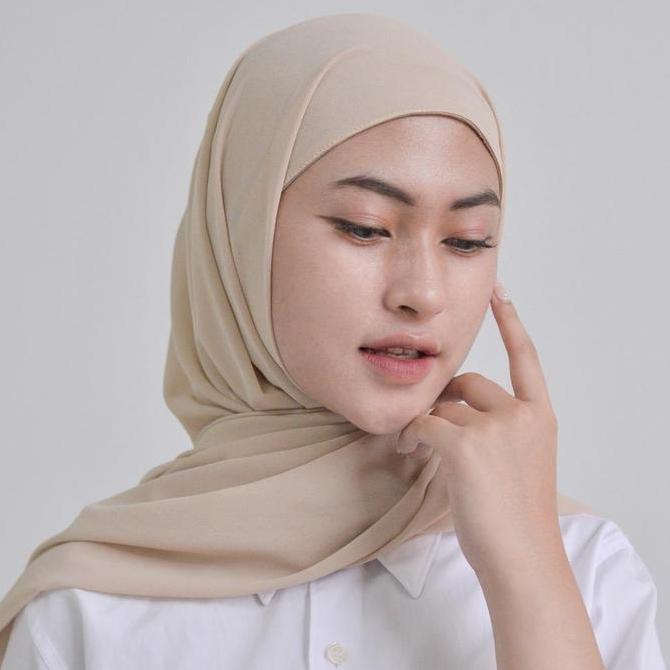 MISTYVORI l Fel Inner Pashmina Jilbab Kerudung Muslim Panjang Bahan Ceruty Babydoll Ciput