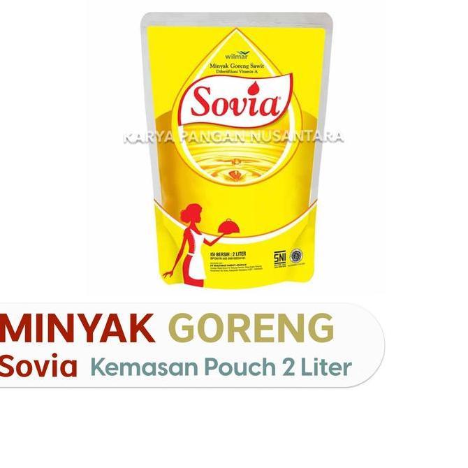 MINYAK GORENG SOVIA MINYAK GORENG 2LTR MINYAK GORENG SOVIA POUCH 2L