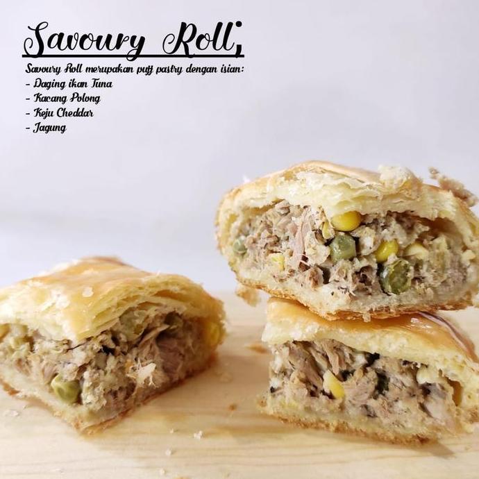 Tuna Cheese Savoury Roll Puff Pastry