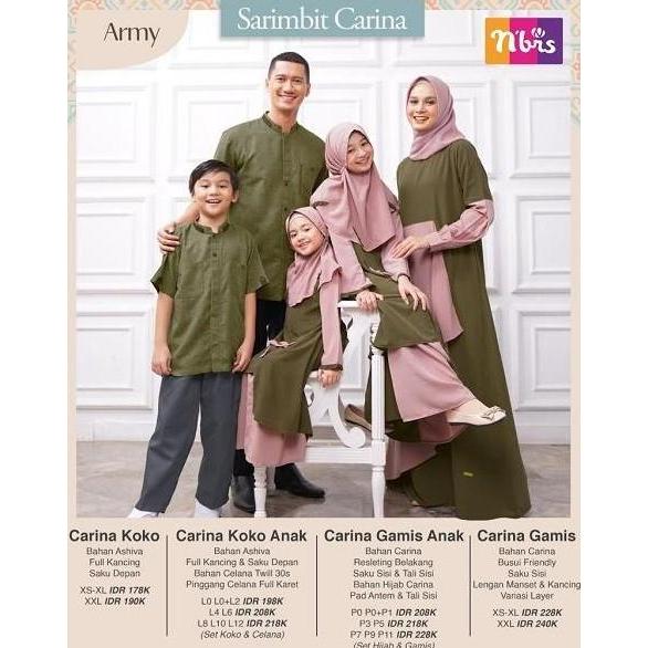 COD CARINA GAMIS ANAK SARIMBIT NIBRAS DISKON 50% Terlaris