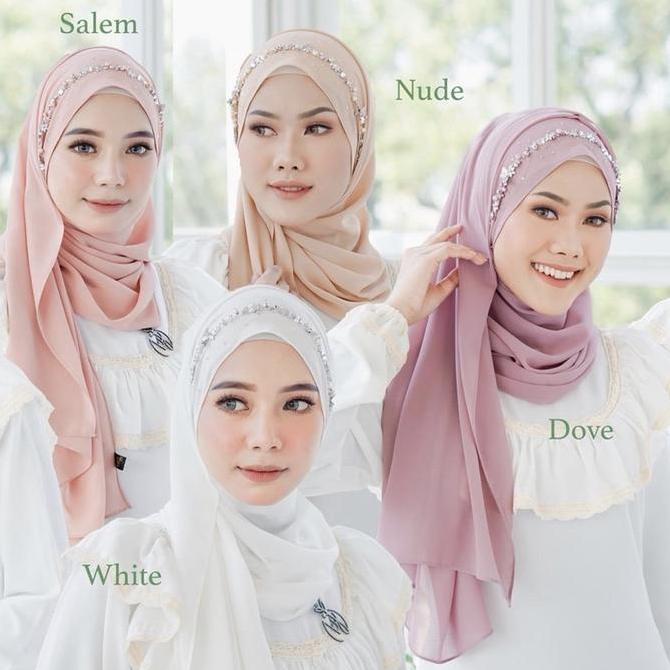 Koyu Hijab Pasmina Ceruti Payet Limited Edition