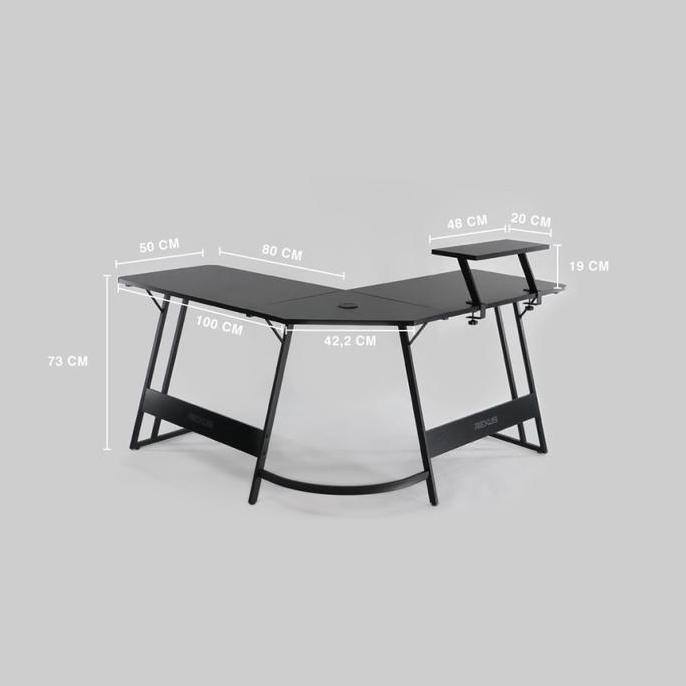 Terlaris Rexus Stronghold Rxd-230 Gaming Desk Meja Kantor Gaming - Rexus Rxd230