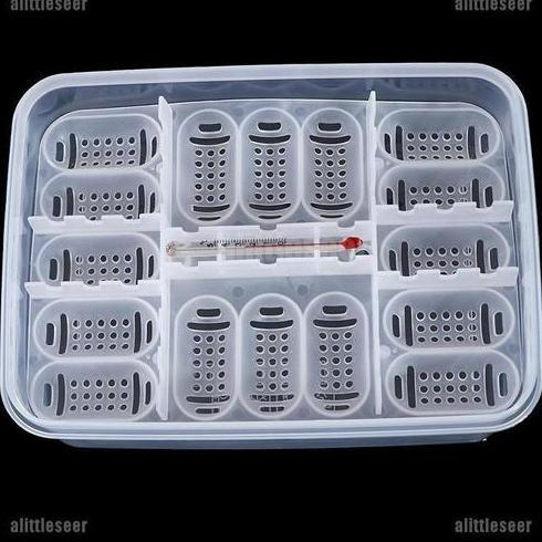 Reptile 16 Egg Tray Tempat Incubator Telur Gecko BD Kadal SG + Thermo