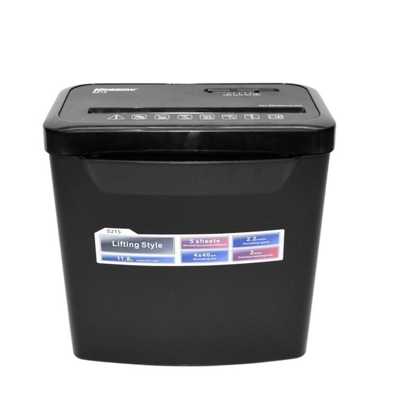 Krisbow Mesin Penghancur Kertas S215 PAPER SHREDDER BLK S215