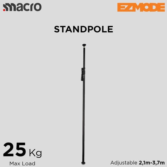EZMODE Stand pole Support System with Grip System for Lighting and Studio Backdrop Stand Varipole Ma