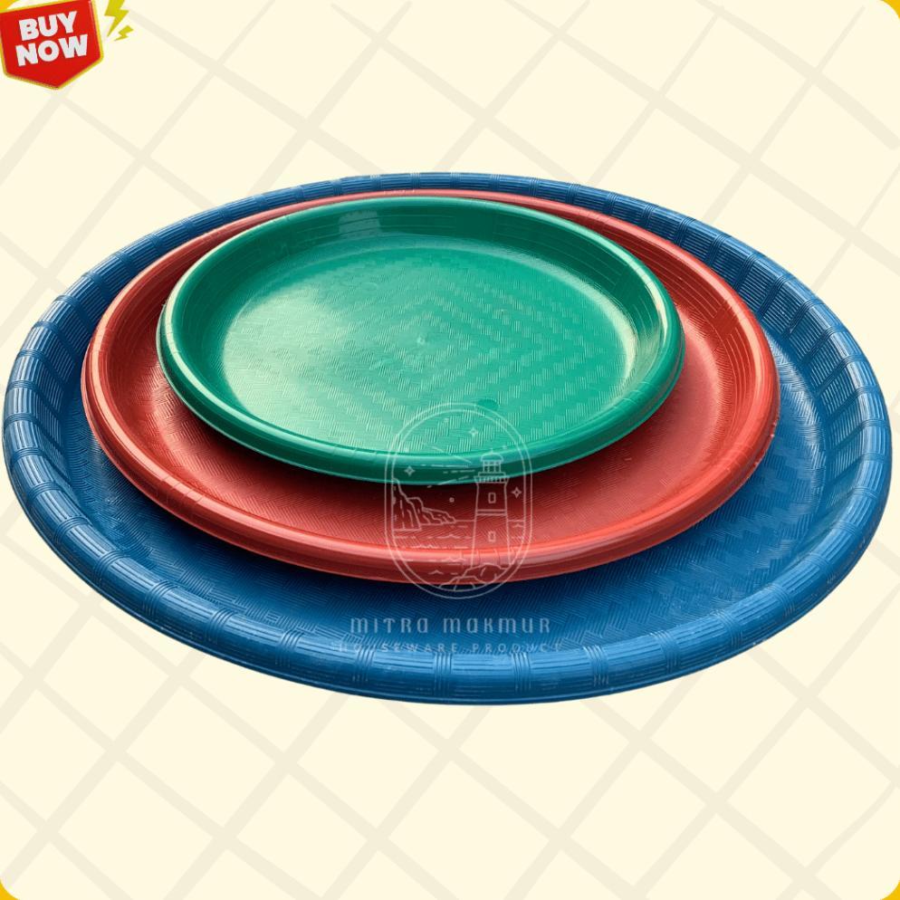 Tampah Bulat Plastik Wadah Nasi Tumpeng Kebuli Hajatan Diameter Besar