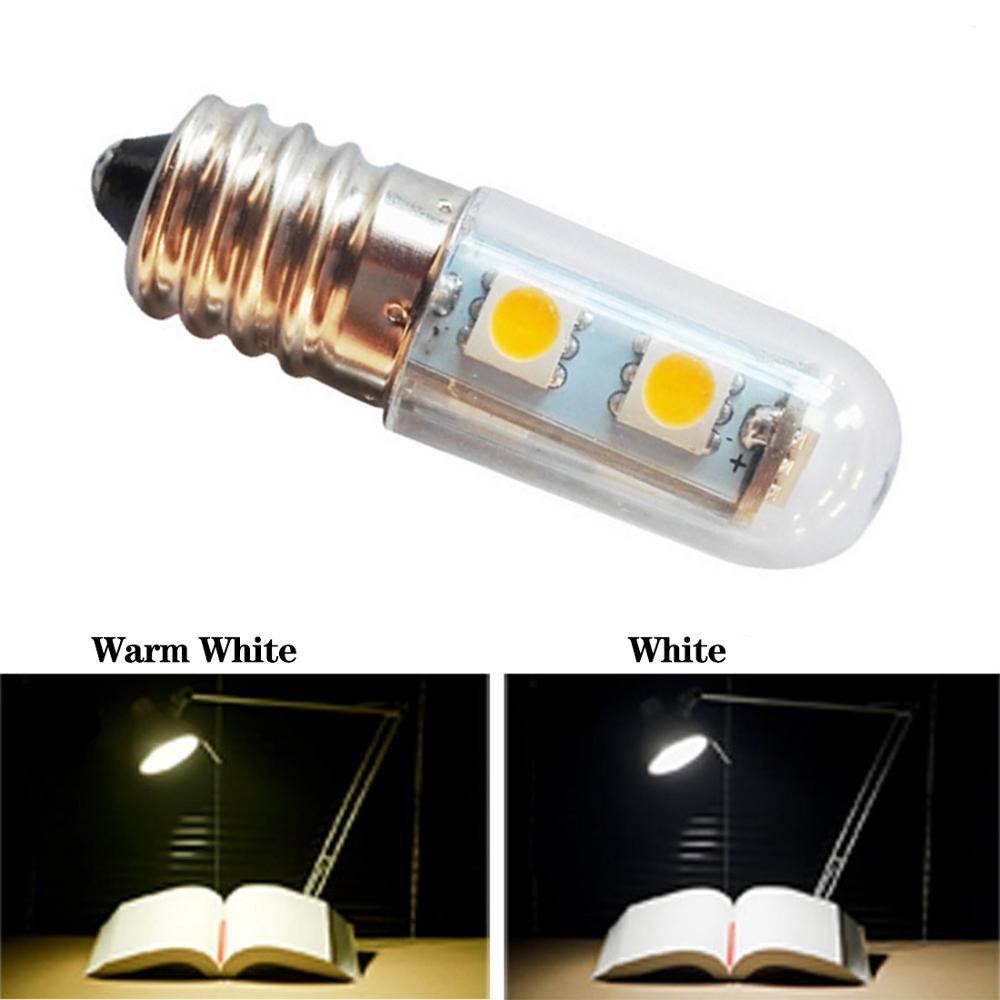 Mini E14 LED Bulb Kulkas Lampu SMD5050 1.5W Kulkas Microwave Oven Range Hood Lampu Malam Meja Mesin