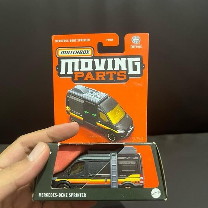 Matchbox Mercedes Benz Sprinter Moving Parts Black