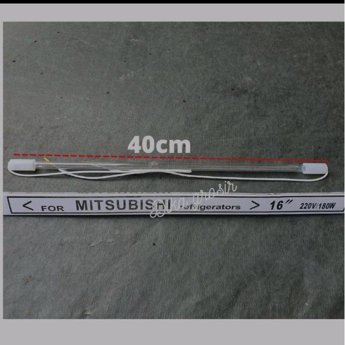 Heater Kaca Defrost Mitsubishi untuk Kulkas 2 Pintu Ukuran 16 Inch