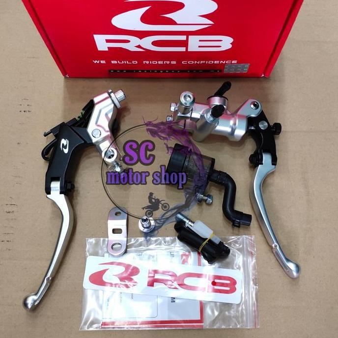 Master rem RCB kanan s1 + switch rem sepaket handle kopling RCB s1
