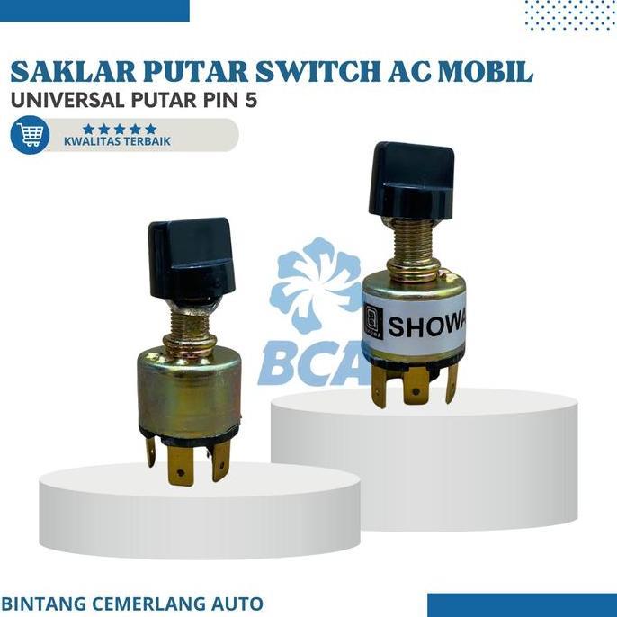 SAKLAR PUTAR SWITCH AC Mobil Universal Putar PIN 5 MURAH!