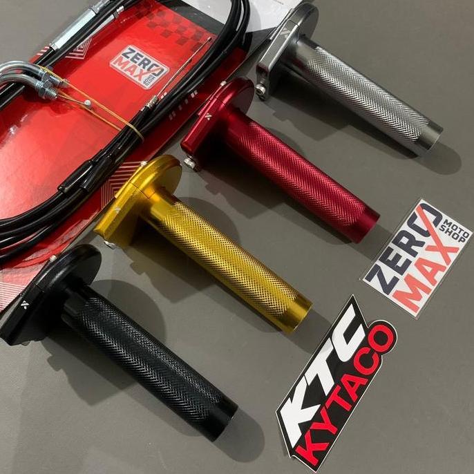 Gas Spontan KTC Kytaco 2 Kabel Gas CNC AT-102 All New NMAX 2020 2021