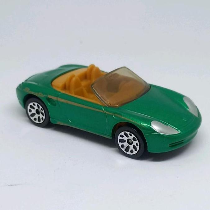 matchbox porsche boxster hijau loose diecast (s)