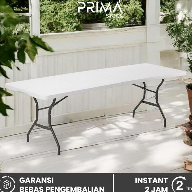 Meja Lipat 240 X 70 Cm Prasmanan Restoran Katering Pameran Meeting