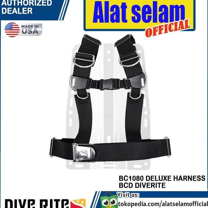 Promo BC1080 Deluxe Harness Diverite BCD Technical Diving Dive Rite Selam Diskon
