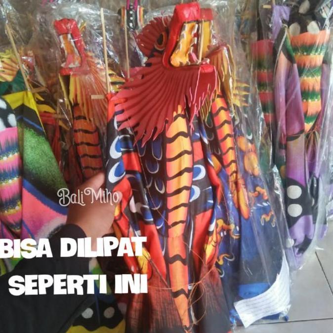 New- layang layang naga kain 3 dimensi/layangan kain naga/layangan bali