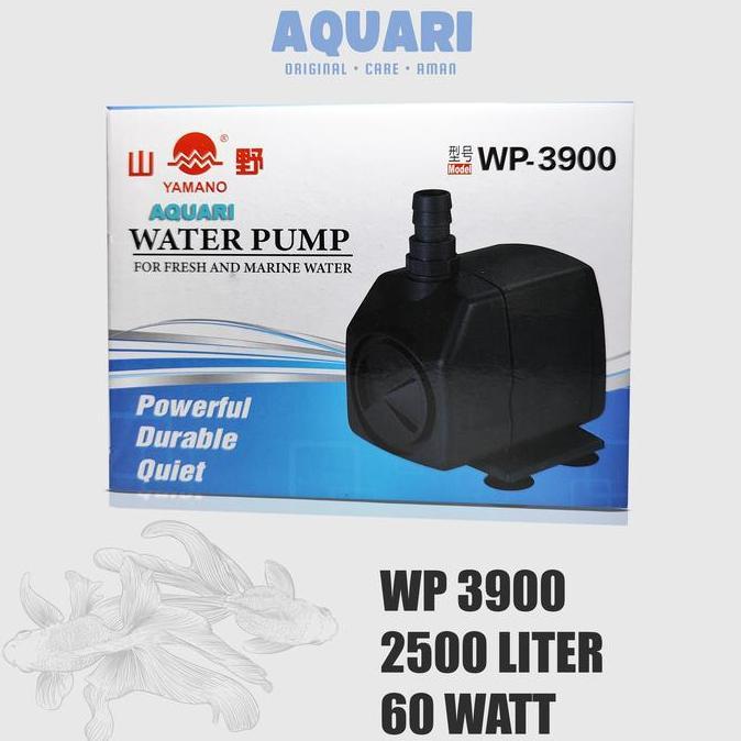 HARGA DISC - Mesin Kolam Yamano WP 3900 2500 L/H 60 Watt 1,5-2m - Pompa Air Aquarium - Water Pump Ko